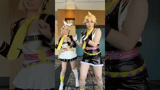 🗣️ WATASHI WA STAR ‼️‼️ these might be our fav Rin and Len cosplays of all time vocaloidcosplay [upl. by Tumer]