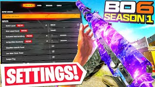 NEW BEST SETTINGS FOR BO6 After SEASON 1 UPDATE 🚨 Warzone  Black Ops 6 Controller Console PC [upl. by Lord621]