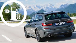 BMW 330e xDrive Touring  fuel energy power consumption economy city highway autobahn 1001cars [upl. by Araht]