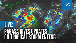 LIVE Pagasa gives updates on Tropical Storm Enteng  September 2 1200PM [upl. by Paulo]