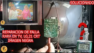 TV LG 21 CRT  Problemas en la imagen Falla Rara Solucionado ​😱​​🤍​ [upl. by Doble702]