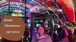 Alluminous light festival highlights Almere [upl. by Atinas]