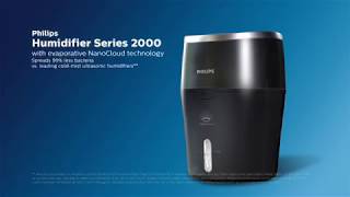 PHILIPS HU481310  humidificateur  purificateur dair  Productvideo Vandenborrebe [upl. by Aleik869]