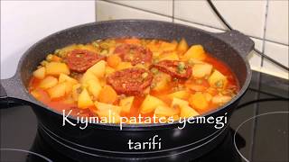 Kiymali patates yemegi [upl. by Eisen264]