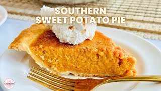 Easy Southern Sweet Potato Pie Recipe  Perfect Holiday Dessert in Under an Hour [upl. by Mumford]