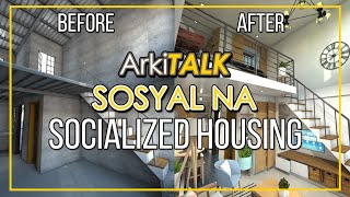 Sosyal na Socialized Housing  Tiara House Model Sto Tomas Batangas  ArkiTALK [upl. by Devehcoy]