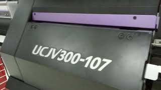 Mimaki ucjv300 107 [upl. by Atiniuq]