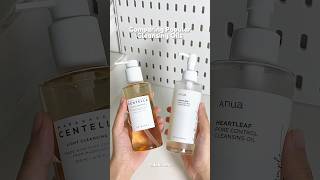 SKIN1004 Cleansing Oil vs ANUA Cleansing Oil kbeauty skincare skin1004 anua cleansingoil [upl. by Nnylarak]