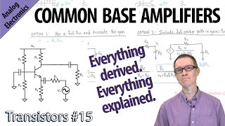 Common Base Amplifiers 15Transistors [upl. by Yahsram621]