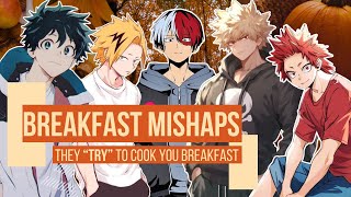 They TRY to cook breakfast for you But Katsuki is a good cook so youre the one cooking for him [upl. by Finbur]