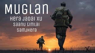 Muglan hera jadai xu saanu relai chadera  rap version full lyrics video [upl. by Clovah404]