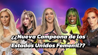 ¿¿Quién será la PRIMERA Campeona de los Estados Unidos Femenil de la WWE [upl. by Nedak]