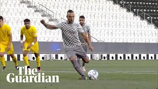 Santi Cazorla produces deft panenka penalty for Al Sadd [upl. by Ellemac]