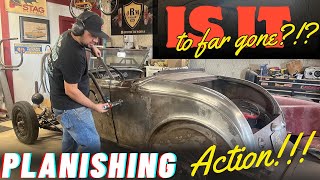 Its Bad Metal Finishing A Tired 1932 Roadster 2  1954 Oval Window Bug Project [upl. by Lectra]