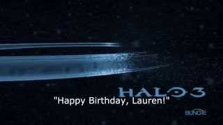 Halo 3  quotHappy Birthday Laurenquot Load Screen Easter Egg [upl. by Alla]