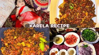 Karely ki karwahat door Karny ka tarika  Karela ki sabzi  food recipes [upl. by Haymes]