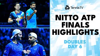 ArevaloPavic BolelliVavassori For SemiFinals amp More  Nitto ATP Finals Highlights Doubles Day 6 [upl. by Gardie]