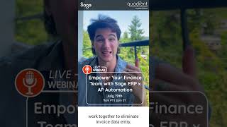 How to Use Automation with Your Sage ERP to Put Your Team Ahead [upl. by Suzzy]