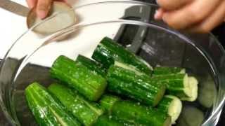 How to make Cucumber Kimchi 오이 소박이 [upl. by Maris]