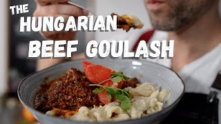 the Hungarian Beef Goulash Stew authentic recipe [upl. by Neltiak]