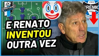 🔵⚫️⚪️ RENATO AFUNDA O GRÊMIO COM ESSA VERGONHA QUE SE REPETE [upl. by Franklin]