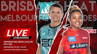 Brisbane Heat Women vs Melbourne Renegades Women Live  6th T20  WBBL Live Match Today [upl. by Englebert]