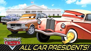 Meet the Car Presidents  Pixar Cars [upl. by Naeruat]