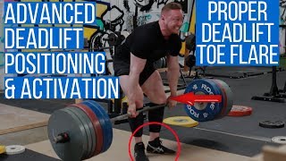 How To Determine Optimal Toe Flare In Deadlift  Advanced Positioning Rules [upl. by Lowson]