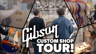 Gibson Custom Shop  Behind the Scenes Tour [upl. by Dosia64]