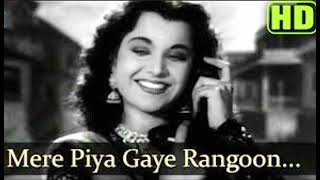 Mere Piya Gaye Rangoon song old  old songs 1967 video ringtone [upl. by Zahc20]