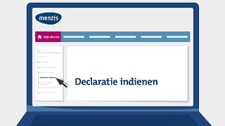 Declareren van zorgkosten via Mijn Menzis [upl. by Airan]