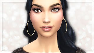 The Sims 4  CAS — Anjelica Abana Black Widow [upl. by Ash]