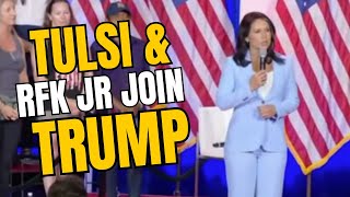 Democrats ABANDONED Tulsi Gabbard And RFK Jr Join The TRUMP Campaign Decry The Dems [upl. by Egas]