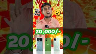 Top 3 phones under ₹20000 🔥😯  best phone under 20000  Best Budget Phones in India ⚡ shorts [upl. by Salchunas]