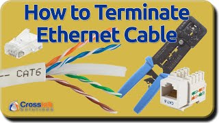 How to Terminate Ethernet Cables [upl. by Powe216]