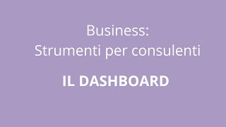 strumenti per consulenti  dashboard [upl. by Bowler480]