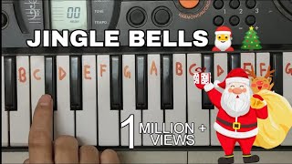 Jingle Bells Easy Piano Tutorial [upl. by Darnall]