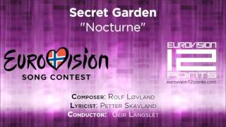 Secret Garden quotNocturnequot 1995 Eurovision Song Contest [upl. by Nasaj]