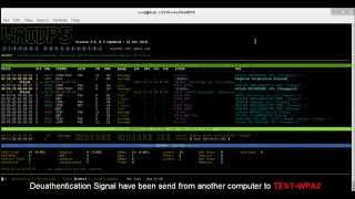 Detection on Deauthentication  WAIDPS [upl. by Jemmie179]