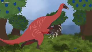 Dinomanias Tarbosaurus Vs Therizinosaurus Resounded [upl. by Mollie]