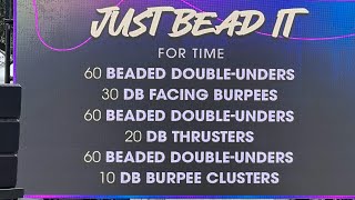 Jodi P  2024 WZA Masters Div 4044  Just Bead It Final WOD [upl. by Yeorgi]