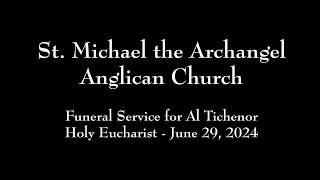 Al Tichenor Funeral  20240629 [upl. by Cathleen]