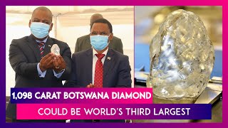 Botswana 1098 Carat Gigantic Diamond Could Be Worlds Third Largest [upl. by Nimrak]