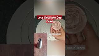 Lets Decorate Cup Cake1M Nozzle Choclate Cup Cake [upl. by Adnylem135]