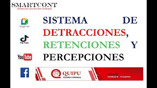 CURSO DE DETRACCIONES PERCEPCIONES Y RETENCIONES [upl. by Slotnick980]