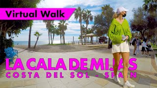 La Cala de Mijas tour  November 2021  La Cala market day immersive virtual walking tour [upl. by Mariande]