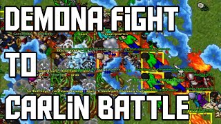 Dolera PvP Episode 01  Demona Fight to Carlin Battle [upl. by Azirb955]