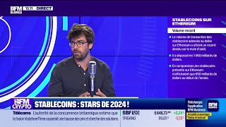 BFM Crypto les Pros  Stablecoins stars de 2024 [upl. by Pamelina]