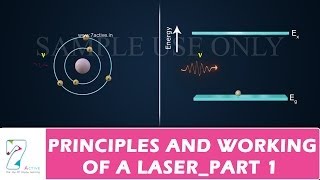 PRINCIPLES AND WORKING OF A LASER PART 1 [upl. by Cung]