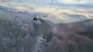 Bursa  Uludağ Teleferik BursaUludag Mountain Cable Car [upl. by Eleets]